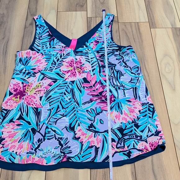 EUC! Lilly Pulitzer Florin Reversible Top Multi Slathouse Soiree Size XS - Picture 4 of 14